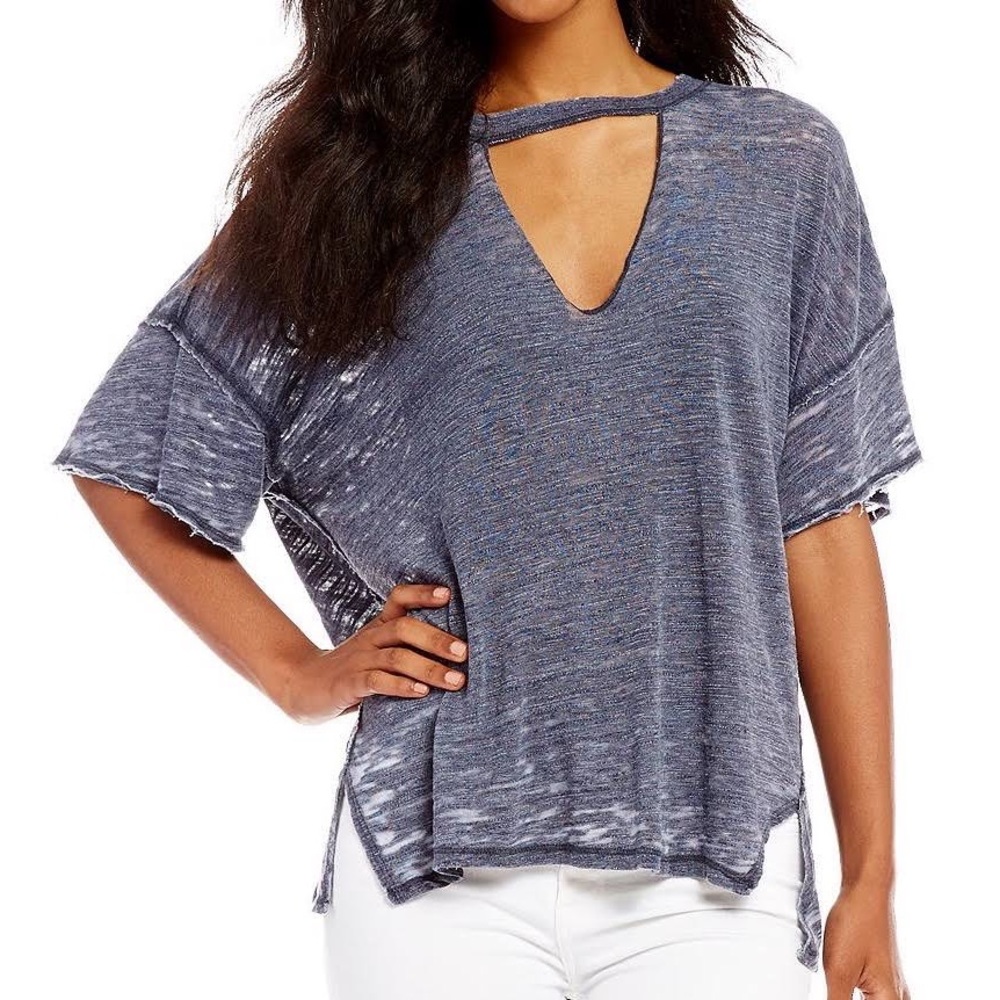 Free People We the Free Jordan Navy Tee